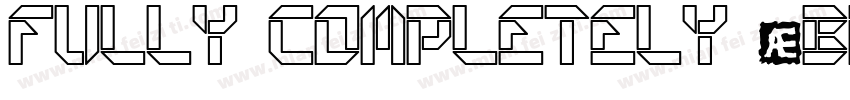 Fully Completely (BRK)字体转换